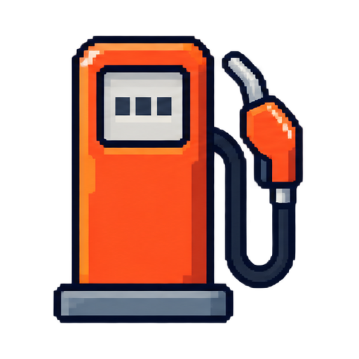 Illustrated fuel pump representing economics as the resources that keep the system running.