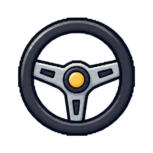 Illustrated steering wheel representing civics as the way citizens participate and influence where the country goes.